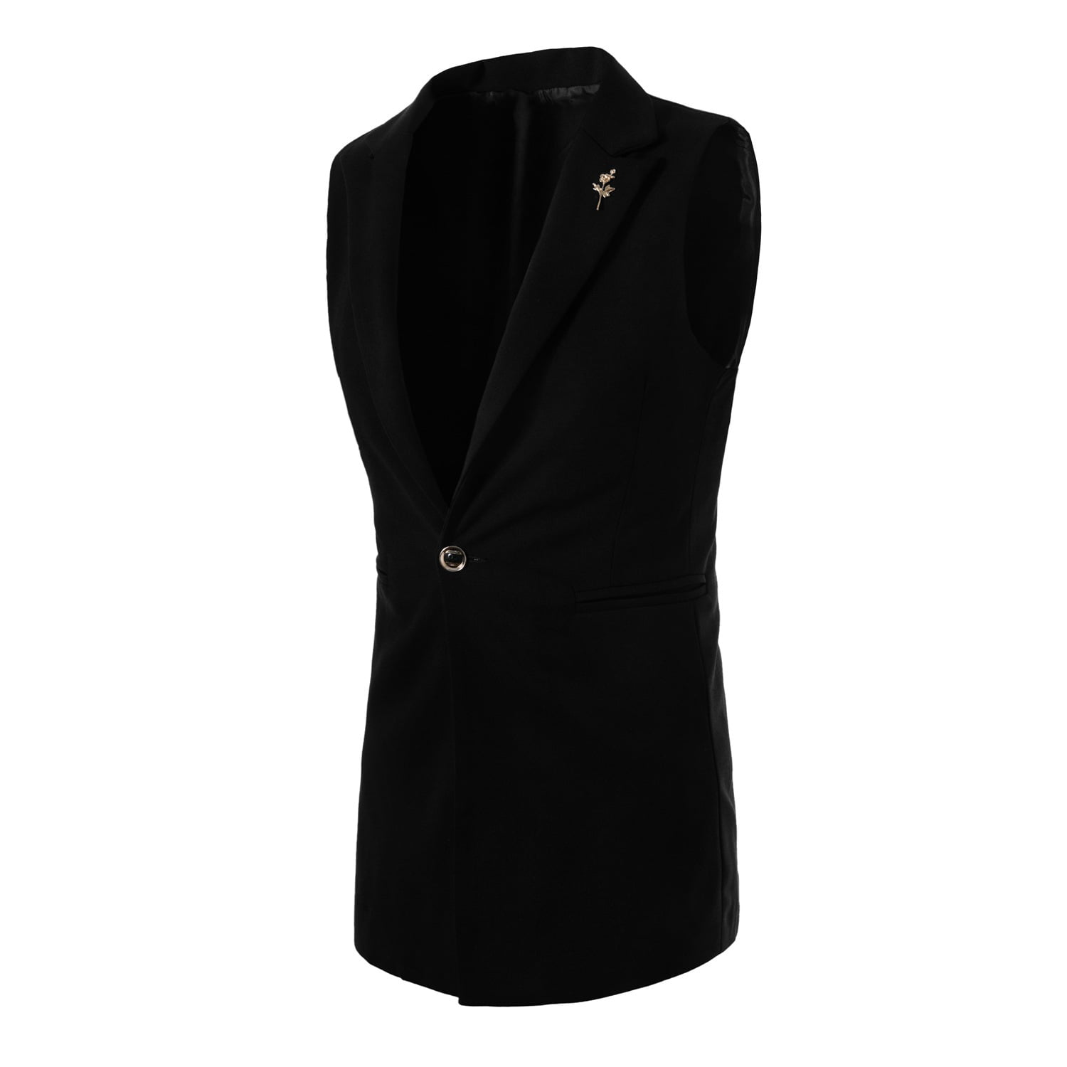 Aliexpress Wish Source Waistcoat Men s Medium Length Korean Version Slim Slim Waistcoat British Men s Waistcoat