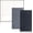 Black and gray, variant on FULANDL 2-Piece Diary Set, 196 Page to-Do List with Leather Cover, Suitable for Work and Study