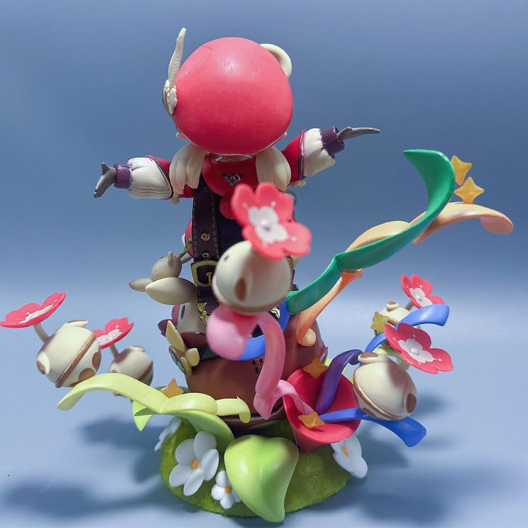 New Genshin Impact Spark Rider Klee (Flowers Ver) Character Anime Model Statue Action Figures Desktop Ornament Popular Decorations Fan Souvenirs Creative Gift Collectable