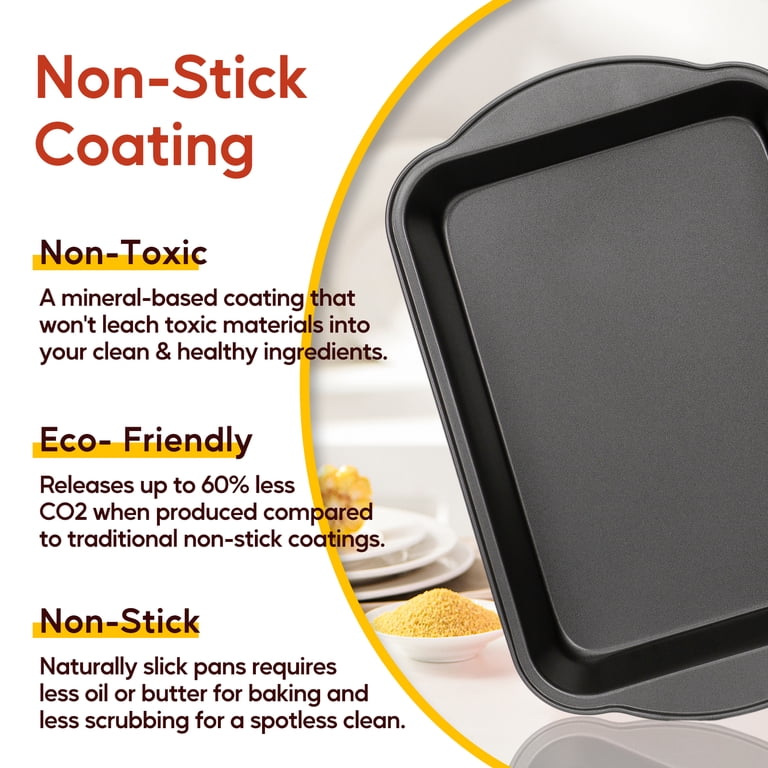 Katbite 2-Piece Nonstick Carbon Steel Baking Pans Set photo 3