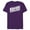 Purple, variant on Star Wars The Empire Strikes Back Angled Movie Logo - Short Sleeve Blended T-Shirt for Adults - Customized-Navy Heather