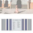 thumbnail image 2 of Large Tallit Prayer Shawl with English Words Soft Tallit Prayer Shawl 71x20 Inch Spiritual Gift for Men & Women, 2 of 9