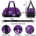 thumbnail image 2 of Qzjjjmy Cheer Duffle Bags for Girls Cheerleading Bag Weekend Overnight Travel Duffle Bag, 2 of 7