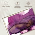 thumbnail image 6 of Elephant Stock Aquarelle Violet Wall Art - Horizontal Canvas Wall Art - Living Room Wall Decor - Abstract Canvas - Purple And White Decor By Chris Paschke - 24" x 16", 6 of 8