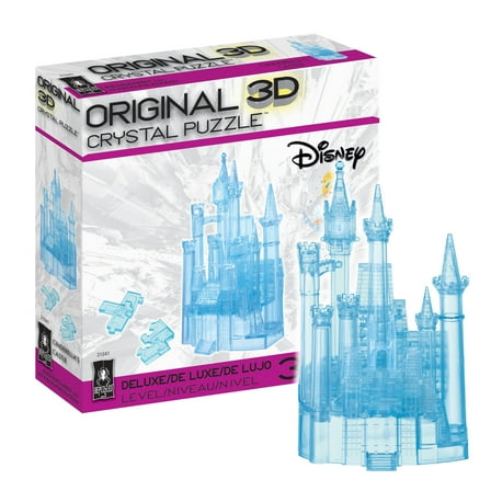 Cinderella's Castle Original 3D Crystal Puzzle by BePuzzled, Ages 12 and Up