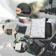 thumbnail image 3 of Uorisanigo ATV Tank-Top Saddle Bag, Waterproof White Camouflage Motorcycle Tank Bag with Water Pocket - Cargo Tank Bags Storage Luggage for ATV UTV Bicycle Snowmobile, 3 of 7