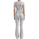 thumbnail image 4 of Pantalones cortos acampanados Outfit ZFLM de 2 piezas para entrenamiento casual, 4 of 8
