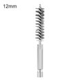 thumbnail image 2 of Joernso Tube Brush Dense Bristles Hexagonal Handle Stainless Steel 8/10/12/15/17/19mm Machinery Paint Remover Rust Cleaner for Home, 2 of 8