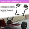 thumbnail image 3 of Go Kart Brake and Throttle Pedal Kit with 71" Throttle Cable Replacement for Go Cart Kart Predator 212cc 196cc 6.5hp Azusa Fun Kart Radio Flyer Azusa Carter Road Rocket Vintage Drift Trike Part, 3 of 9