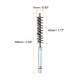 thumbnail image 2 of Uxcell 304 Stainless Steel Bore Brush Cleaning Twisted Wire Brush with Handle 1/4" Hex Shank for Tubes Ports Bearings Silver 11mm 5pcs, 2 of 6