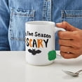 thumbnail image 4 of CafePress - Tis The Season To Be Scary Large Mug - 15 oz Ceramic Large White Novelty Mug, 4 of 6