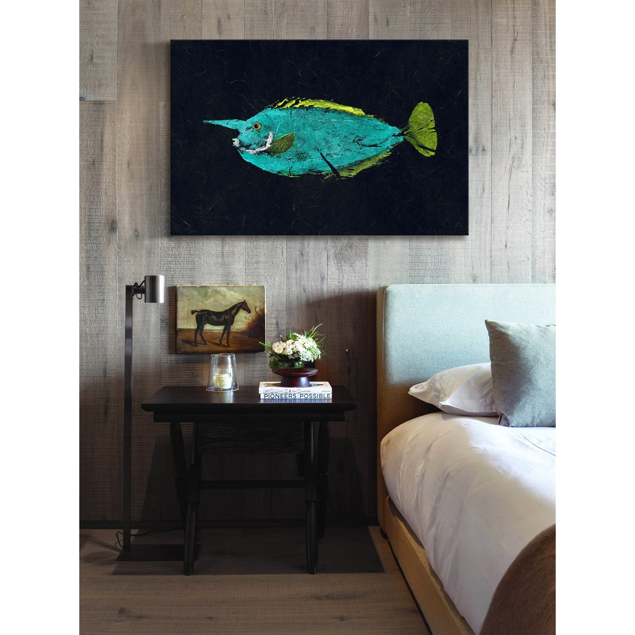 Marmont Hill "Mu Mu" by Warren Sellers Painting Print on Wrapped Canvas