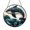 Acrylic 3.5 Inch, variant on Fin Whale Ocean Suncatcher Hanging Round Window Present Vibrant Sun