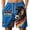 Z1Blue, variant on Womens High Waisted German Flag Graphic Print Athletic Shorts Loose Fit Tie Waist Workout Activewear Bottoms