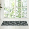 thumbnail image 7 of Woven Trends Modern Contemporary 3-Piece Rug Set, 5x7 Area Rug, 2x5 Runner Rug, 2x3 Accent Mat, Livingroom, Bedroom, Entryway, Durable and Stain Resistant, Blue/Gray, 7 of 7