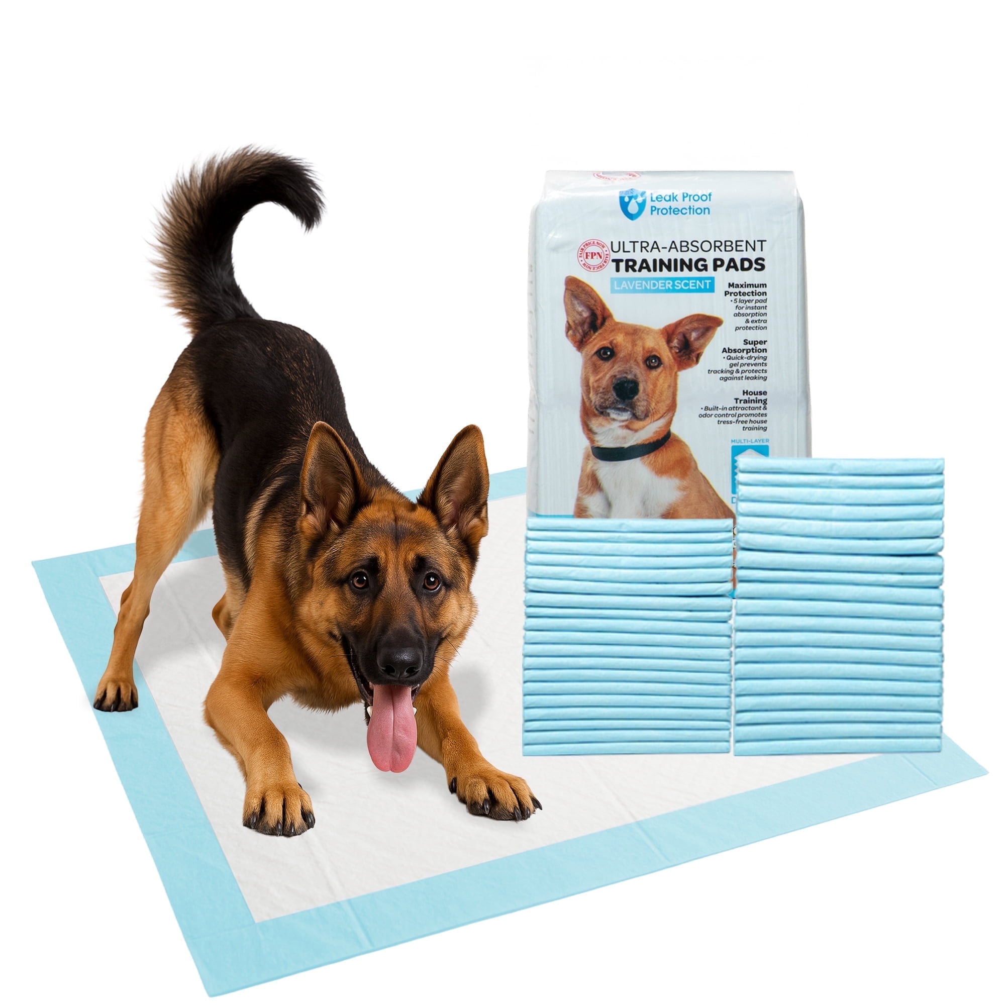FPN Pet Training Pads 24x24 Inch, 200Pack - Ultra-Absorbent, Leak-Proof, Odor Control for Dogs, Cats - Ideal for All Pets