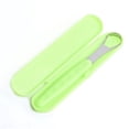 thumbnail image 5 of Limpiador de lengua para adultos y niños, juego de cepillos de lengua de metal de grado médico para aliento fresco y eliminación dental del mal aliento en segundos (2 piezas), 5 of 5