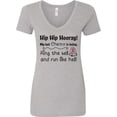 thumbnail image 3 of Inktastic My Last Chemo Women's V-Neck T-Shirt, 3 of 5