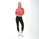 thumbnail image 2 of Playera Dama Oversize K-Swiss CROP-04 Color Coral, 2 of 4