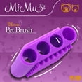 thumbnail image 3 of MiMu Silicone Pet Brush - Routine Deep Cleaning and Massaging Deshedding Brush, 3 of 7