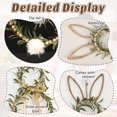 thumbnail image 6 of Easter Decor Artificial Easter Wreath with Bow for Front Door, Spring Bunny Wreath Bunny Shaped Door Wreath for Home Decor, 6 of 6