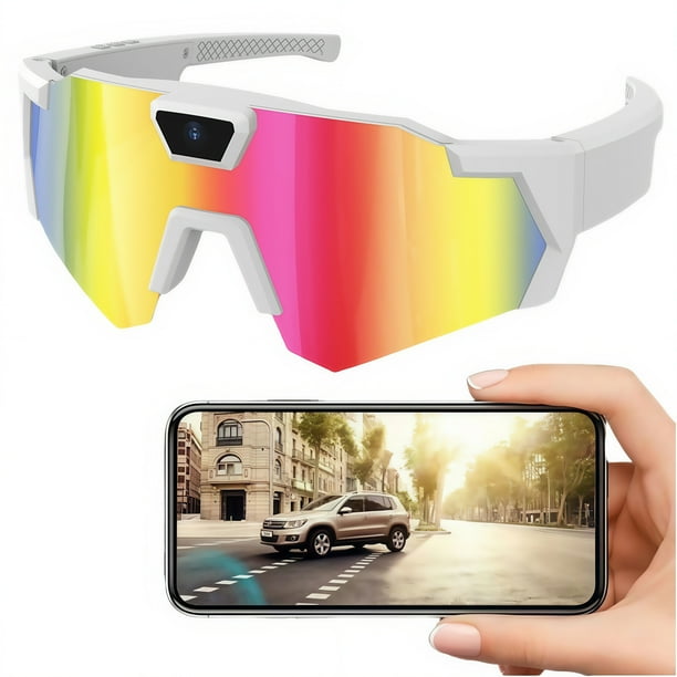 Herramientas y mejoras para el hogar Video 4K Cámara inteligente Gafas de sol Gafas de béisbol con cámara Batería de larga duración Teléfono y gafas de sol