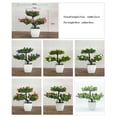 thumbnail image 2 of Planta artificial en maceta Zhivalor Árbol bonsái de simulación color blanco, 2 of 2