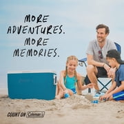 Coleman Chiller 48 QT Hard-Sided Ice Chest Cooler with Portable Handles, Deep Ocean
