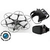 Force Flyers AXIS 2.4G 4Channel 6 Rotors RC Drone with HeadsUp Display Unit