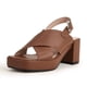 thumbnail image 5 of Zapatos de mujer Casual Correas cruzadas Hebilla Tacones altos gruesos Punta cuadrada Sandalias de color sólido Wmkox8yii  hfjk3893, 5 of 9