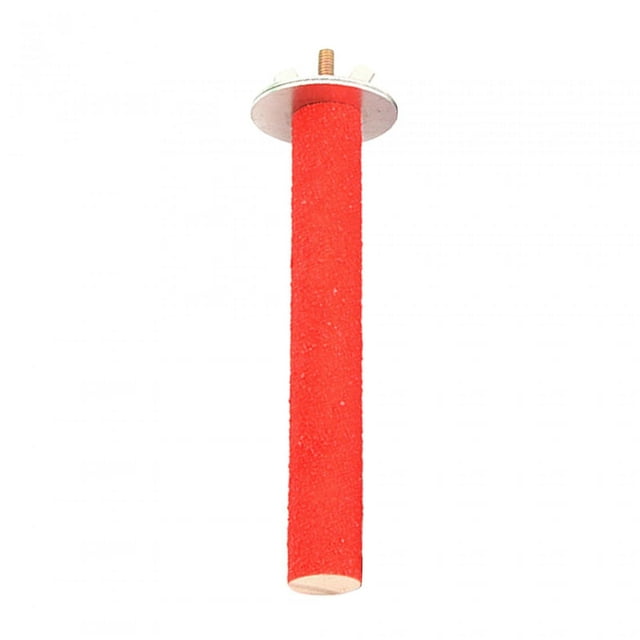 Perroquet Perchoir Tige Debout Jouets d'Exercice Accessoires de Cage Station Poteau Support pour Oiseaux 2cmx5cm