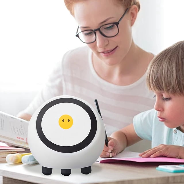 AI Companion Robot, Robot Parlante Inteligente 5.0 Pantalla De 1,28 Pulgadas Despertador Por Voz Para El Escritorio De La Escuela En Casa