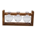 thumbnail image 5 of Baoblaze Glass Vase Desk Flowers Holder Hydroponic Vase for Housewarming Shelf Glass Vases, 5 of 8
