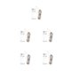 thumbnail image 1 of Naiovety lámpara de cadena luces LED encantadoras adorno de vacaciones al aire libre accesorios de diseño de ambiente iluminación decorativa blanco Blanco Puro/5 Metros 5piezas Naiovety CBP253893, 1 of 6