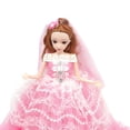 thumbnail image 1 of Vestido de novia grande de 15 pulgadas, muñeca de princesa, caja de regalo para niñas, juguetes para niños, adornos familiares, regalos de cumpleaños para niños y niñas., 1 of 6
