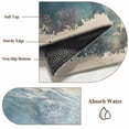 thumbnail image 6 of Ocean Turtle Round Rugs for Living Room 5ft Coral Fish Retro Non Slip Circle Rug Washable Low-Profile Indoor Carpet for Bedroom, Dining Room, Bathroom, 6 of 9