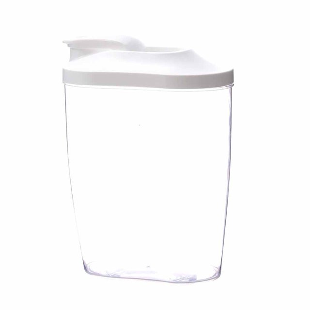 Contenedor hermético de plástico blanco TANTOUEC para almacenar alimentos en grano