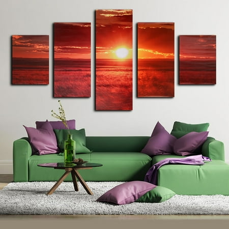 my way 1 2 3 5 pcs frameless canvas prints pictures morden