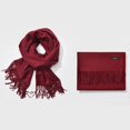 thumbnail image 1 of Viscose burgundy shawl scarf Wine, red, 1 of 2