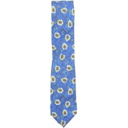 Altea Milano Men's Blue W Paisley Flowers And Vines Vine Flower Tie Necktie - One Size