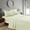 Cream, variant on 4-Piece Stripe Cream Polyester Bed Sheet Set, Full –18 inch Deep Pocket
