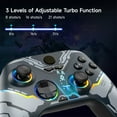 thumbnail image 3 of Wireless Game Controller, Joystick, Triggers, RGB Lighting Gamepad for PC/Switch/Android/iOS/Steam Deck, 3 of 10