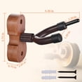 thumbnail image 5 of Soporte de pared para suspensión de violín con soporte para arco, soporte de pared para estudio doméstico, soporte para violín y viola, 5 of 5