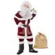 thumbnail image 4 of Disfraz de Papá Noel para niños, conjunto de 12 piezas para Navidad, disfraz de Papá Noel para fiesta de Navidad, disfraz de terciopelo rojo de lujo para niños, disfraz de Cosplay para niños de 4 a 5, 4 of 4