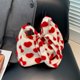 thumbnail image 1 of Bolso de mano de piel sintética para mujer, bolso de mano peludo informal, bolso de compras de invierno (rojo), 1 of 8