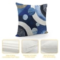 thumbnail image 4 of Chilfamy Blue Boho Pillow Covers  Mid Century Modern Decorative Aesthetic Colorful Throw Pillow Cushion Covers Abstract Geometric Minimalist Pillow Covers for Sofa Bed Indoor Home Decor, 4 of 5