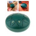 thumbnail image 4 of Tambor de lengüeta de 6 pulgadas, , tambor manual de instrumento de percusión con mazos verde shamjiam 1 tambor de lengua de acero de 6 pulgadas, 4 of 9