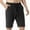 Black, variant on Fheaev Cargo Shorts For Men Men Solid Pocket Elastic Waist Straight Half Shorts Pants Sport Pants