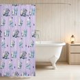 thumbnail image 3 of Erosebridal Bunny Shower Curtain 72Wx72L for Boys Girls, Sewing Machine Waterproof Bathroom Curtain, 3 of 5