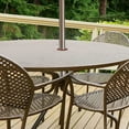 thumbnail image 3 of Miangastore Base de Parasol de Remplacement Durable pour Usage Extérieur 1 Ensemble Marron, 3 of 8